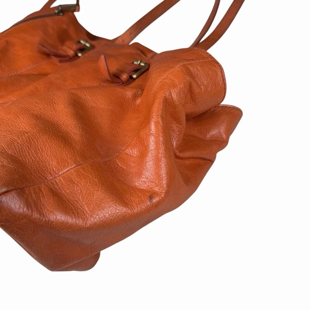 HOBO International Cabot Work‎ Tote Shoulder Bag in Brown Leather